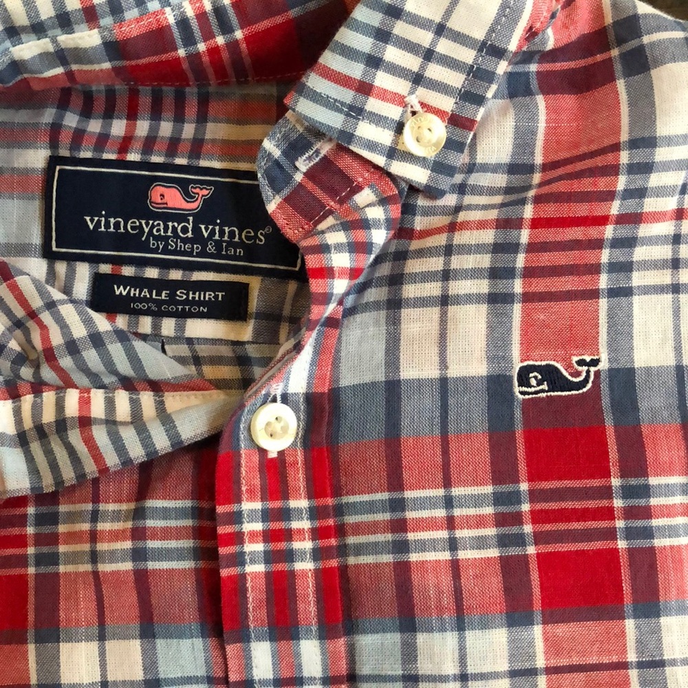 Vineyard Vines Plaid Button Down Shirt
